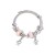 occidental style Alloy bangle  butterfly  owl  cross keylock pendant bracelet F