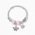 occidental style Alloy bangle  butterfly  owl  cross keylock pendant bracelet F