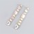 occidental style fashion Alloy diamond Rhinestone geometry long style earrings woman Bohemia Earringearrings