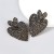 Alloy diamond Rhinestone Double layer love fully-jewelled earrings women super Earringearrings