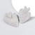 Alloy diamond Rhinestone Double layer love fully-jewelled earrings women super Earringearrings