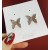 silver zircon earrings diamond butterfly tassel long style ear stud woman earring temperament Earring high