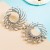 occidental style exaggerating fashion Alloy diamond color Acrylic earrings woman temperament super fully-jewell