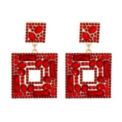 UR creative exaggerating big earrings woman personality brief retro fashion al..
