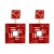 UR creative exaggerating big earrings woman personality brief retro fashion all-Purpose ear stud