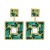 UR creative exaggerating big earrings woman personality brief retro fashion all-Purpose ear stud
