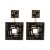 UR creative exaggerating big earrings woman personality brief retro fashion all-Purpose ear stud