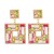 UR creative exaggerating big earrings woman personality brief retro fashion all-Purpose ear stud