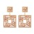 UR creative exaggerating big earrings woman personality brief retro fashion all-Purpose ear stud