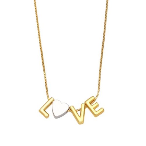 occidental stylelove love necklace brief fashion all-Purpose Wordmama mom pendant clavicle chain womannkb
