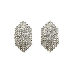 occidental style fully-jewelled Colorful earrings  high gradual change Rhinest..