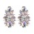 spring summer all-Purpose temperament Alloy diamond earrings  palace temperament elegant lady earring Rhinestone 
