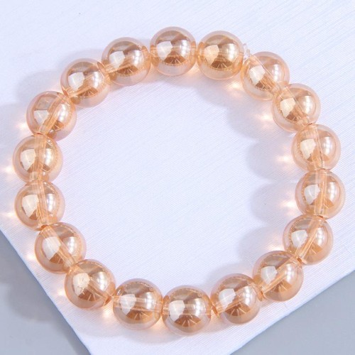 Korean style fashion concise9mm glass personality woman bracelet