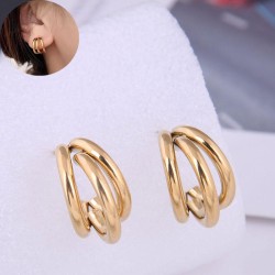 Korean style fashion sweetO concise samll personality titanium steel temperame..