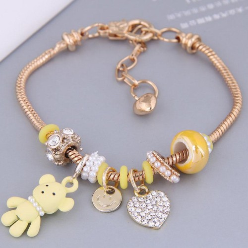 occidental style trend gold Metal all-Purpose  love more elements temperament bracelet