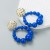 occidental style fashion new exaggerating color beads Alloy earrings woman Bohemia brief gradual change arring
