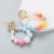 occidental style fashion new exaggerating color beads Alloy earrings woman Bohemia brief gradual change arring