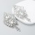 occidental style fashion high super Alloy colorful diamond long style tassel earrings woman luxurious exaggerat