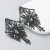 occidental style fashion high super Alloy colorful diamond long style tassel earrings woman luxurious exaggerat