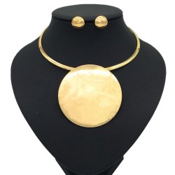  day bride necklace set  exaggerating Alloy pendant necklace suit