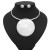  day bride necklace set  exaggerating Alloy pendant necklace suit
