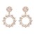 occidental style fashion personality fashion geometry sun flower diamond earrings woman style earring color dia