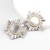 occidental style creative personality Alloy diamond Rhinestone sun flower earrings woman fashion brief super ar