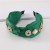 F occidental style wind imitate Pearl eadband  pure color square Rhinestone eadband temperament width