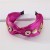 F occidental style wind imitate Pearl eadband  pure color square Rhinestone eadband temperament width