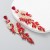 ins wind fashion exaggerating Alloy diamond Rhinestone geometry long style earring earrings woman  trend