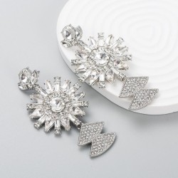 occidental style fashion exaggerating personality color embed Rhinestone penda..