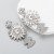 occidental style fashion exaggerating personality color embed Rhinestone pendant earrings Street Snap all-Purpo