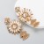occidental style fashion exaggerating personality color embed Rhinestone pendant earrings Street Snap all-Purpo