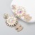 occidental style fashion exaggerating personality color embed Rhinestone pendant earrings Street Snap all-Purpo