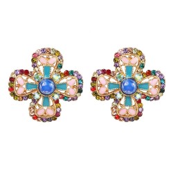 UR diamond circle earrings