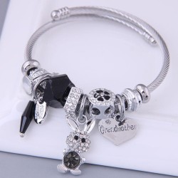 occidental style fashion  Metal all-PurposeD concise all-Purpose shine samll r..