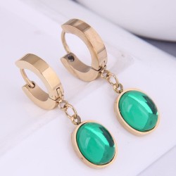 Korean style fashion concise all-Purpose color gem titanium steel personality ..