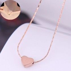 Korean style fashion sweetO love titanium steel personality woman necklace