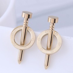 fine Korean style fashion conciseOL Rivet concise circle titanium steel person..