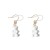 occidental style fashion arring  lovely samll bronze earrings  earring F