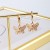occidental style temperament ear stud lady geometry butterfly Five-pointed star love woman arring
