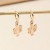 occidental style temperament ear stud lady geometry butterfly Five-pointed star love woman arring