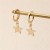 occidental style temperament ear stud lady geometry butterfly Five-pointed star love woman arring