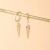 occidental style temperament ear stud lady geometry butterfly Five-pointed star love woman arring