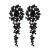 UR occidental style exaggerating fashion fully-jewelled long style earrings