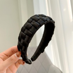 occidental style new eadband pure color Cloth handmade weave eadband Korean st..