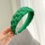 occidental style new eadband pure color Cloth handmade weave eadband Korean style width ladyF