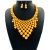 imitate Pearl triangle tassel necklace set brief ecklace