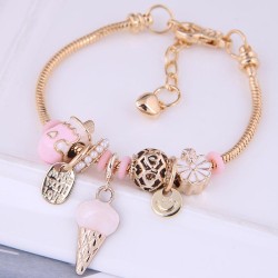 occidental style trend gold Metal all-Purpose temperament bracelet
