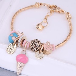 occidental style trend gold Metal all-Purpose temperament bracelet